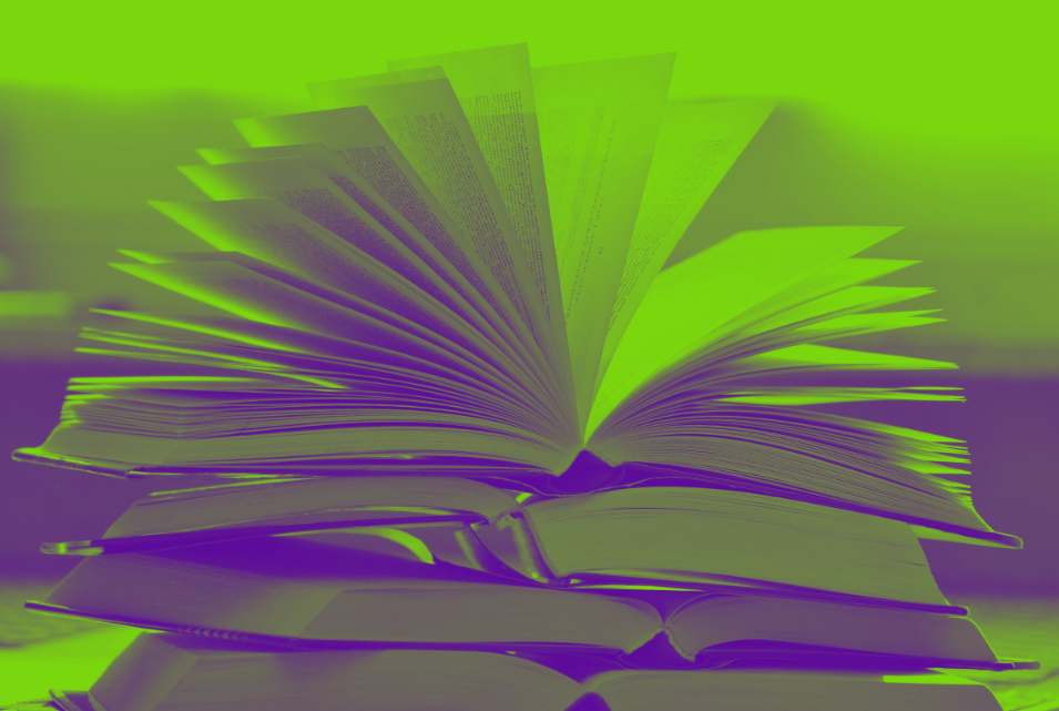 books with arcing pages