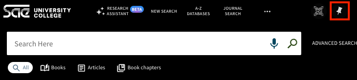 interface for My Favourites folder